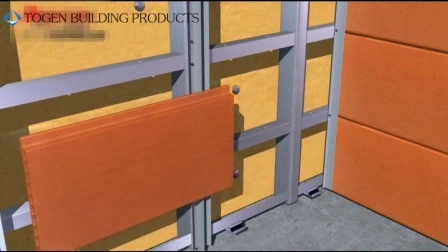 Panneau en terre cuite grise OEM Togen pour matériaux de construction de carreaux de mur extérieur de construction